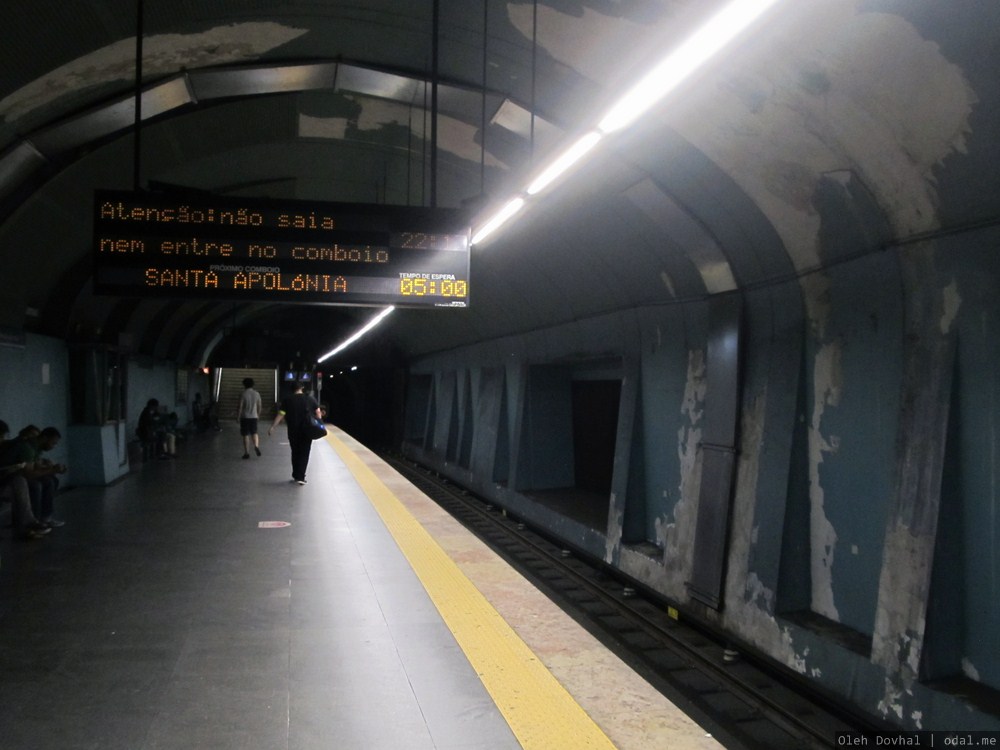 метро, Лиссабон, Португалия