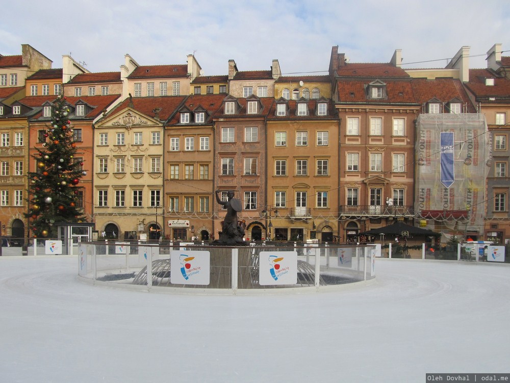 каток, Рыночная площадь, Варшава