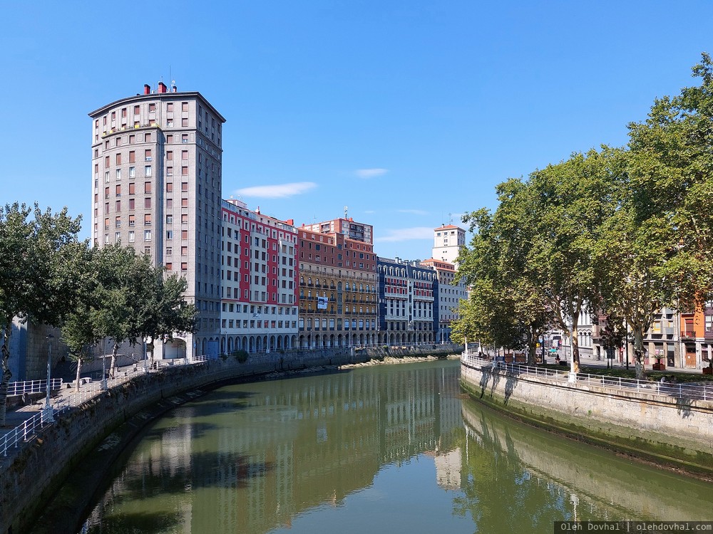 река Нервьон, Nervión, Nerbioi, Бильбао, Bilbao