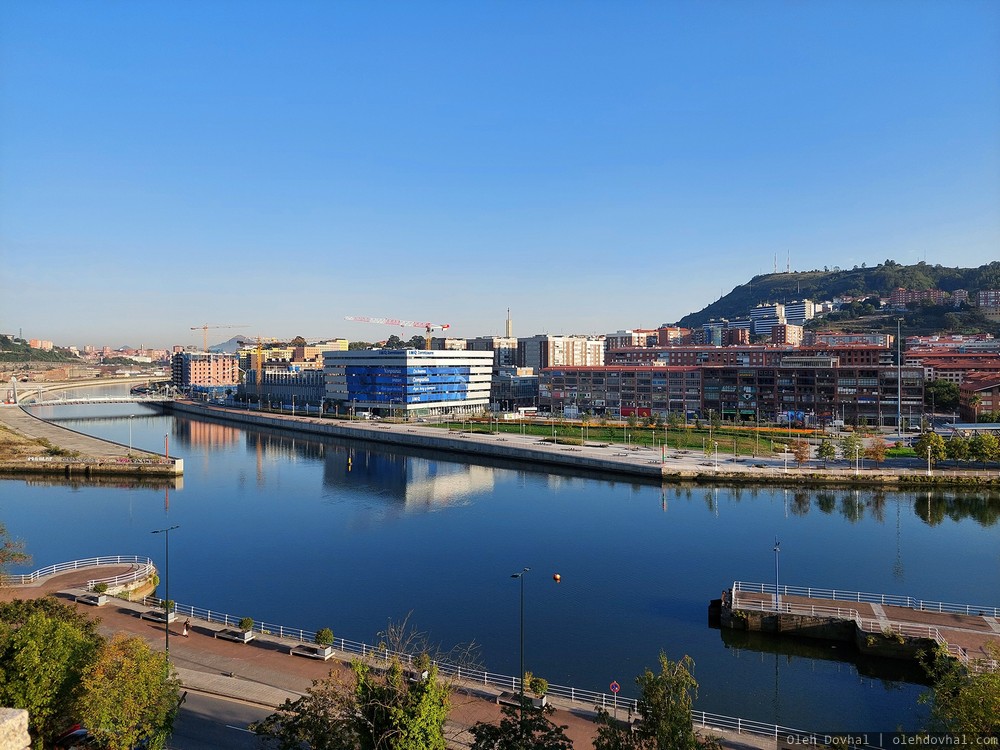 река Нервьон, Nervión, Nerbioi, canal de Deusto, Бильбао, Bilbao