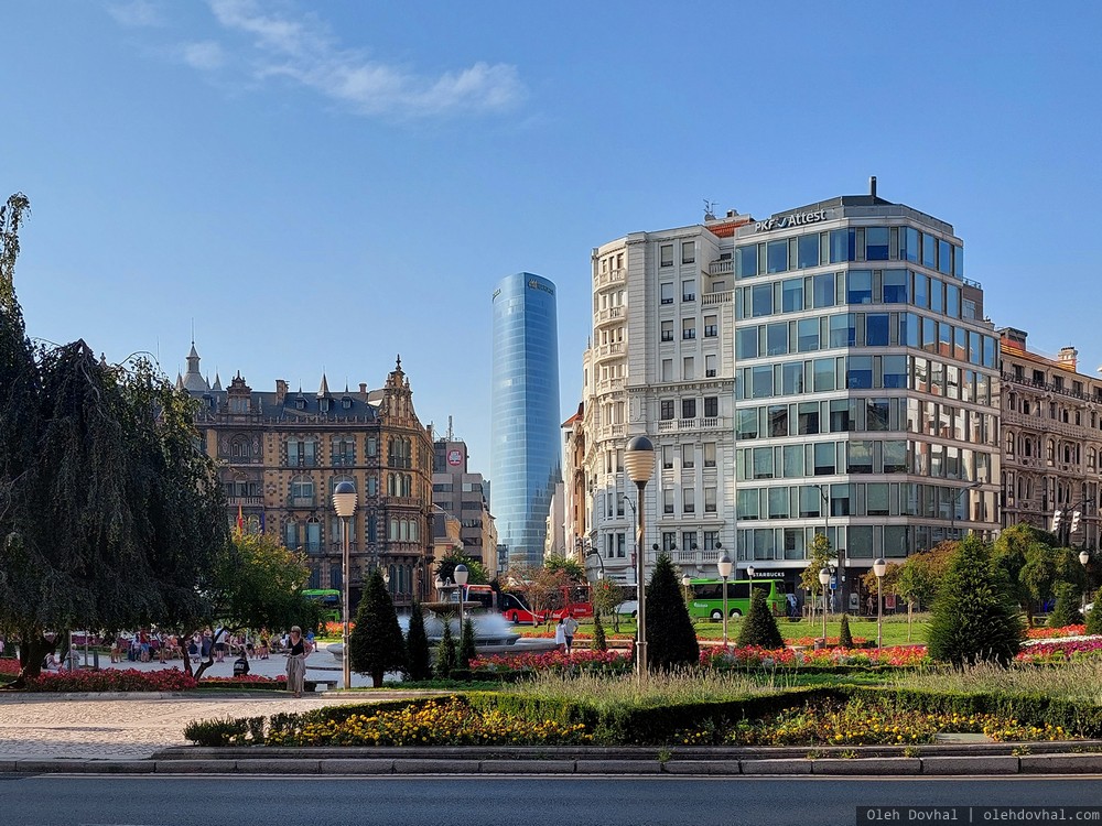 площадь Моюа, plaza Moyúa, Бильбао, Bilbao