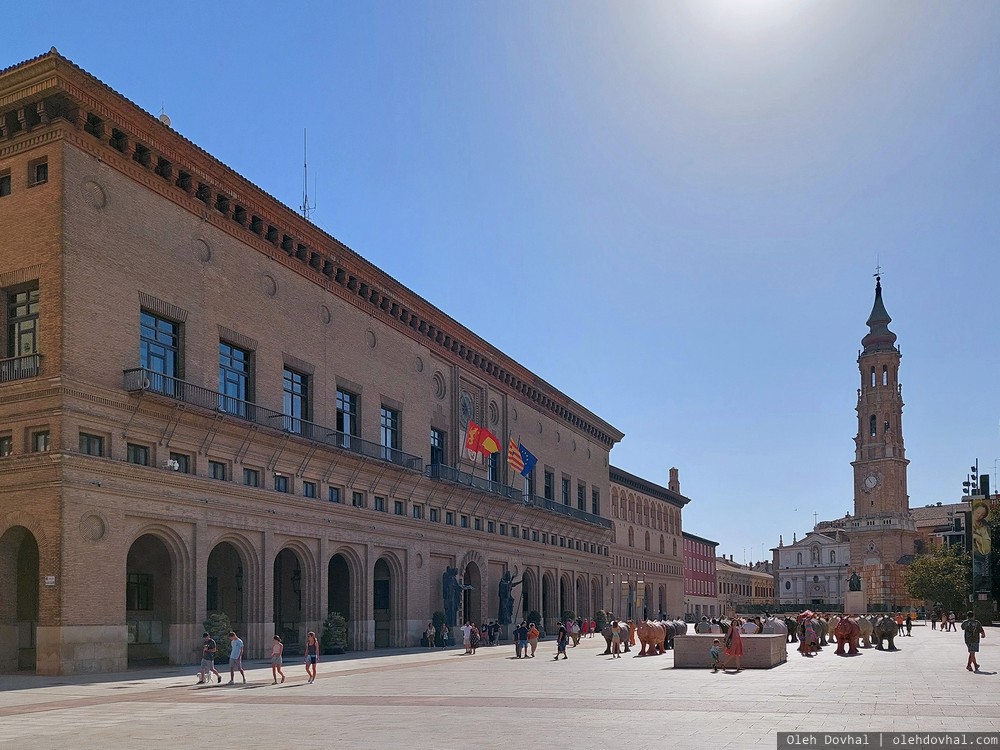 площадь Пилар, plaza de Nuestra Señora del Pilar, Сарагоса, Zaragoza