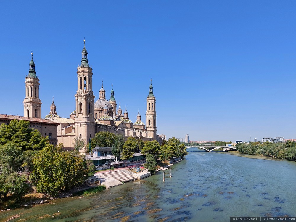 Эбро, Ebro, Basílica de Nuestra Señora del Pilar, Сарагоса, Zaragoza