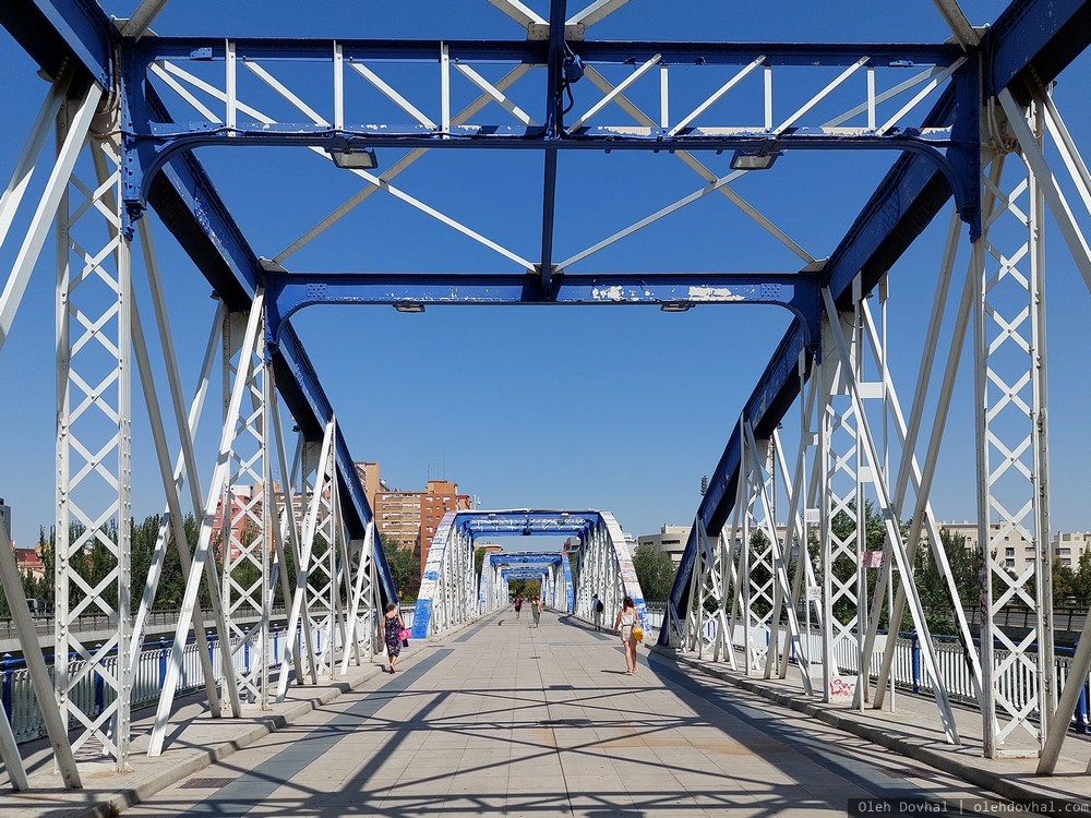 мост, puente de Nuestra Señora del Pilar, Сарагоса, Zaragoza
