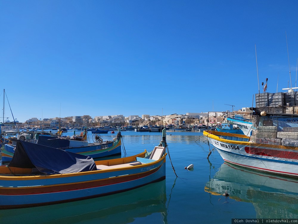 лодки, луззу, бухта, Марсашлокк, Marsaxlokk, Мальта
