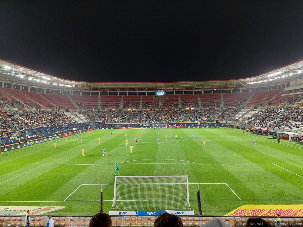 футбол, Украина - Бельгия, 3:1, Мурсия