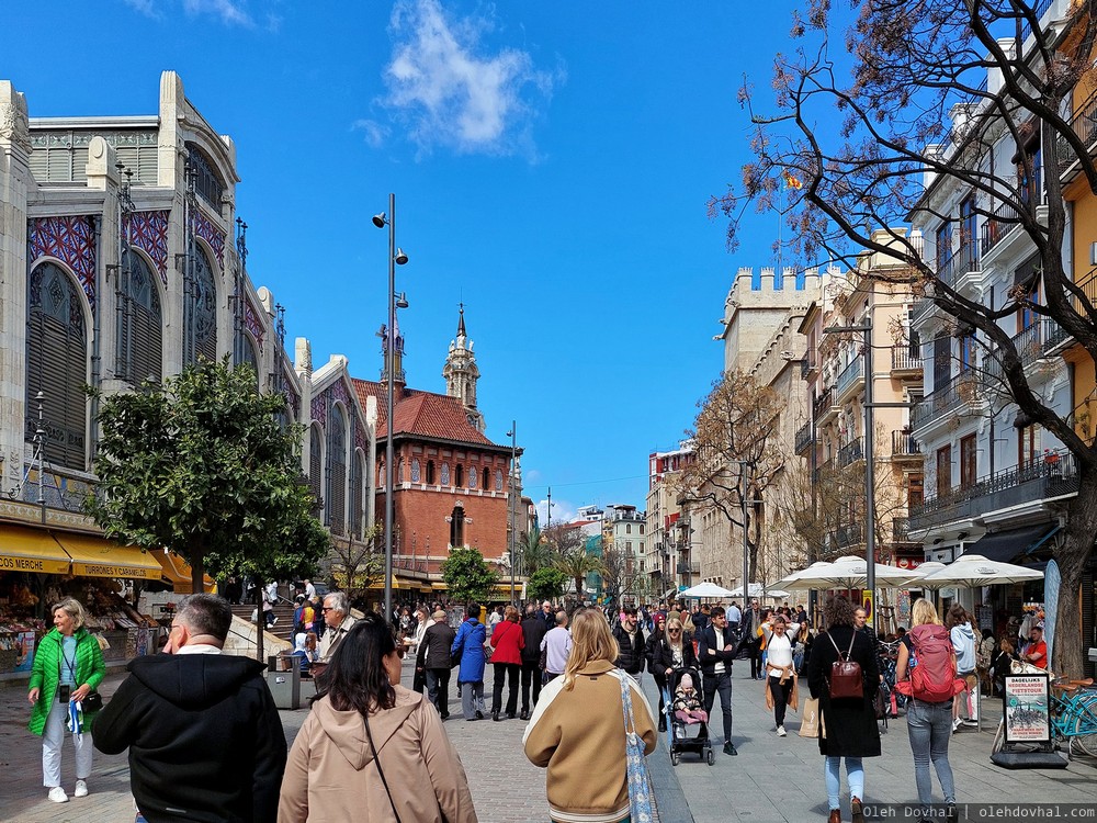 plaça del Mercat, València, Валенсия