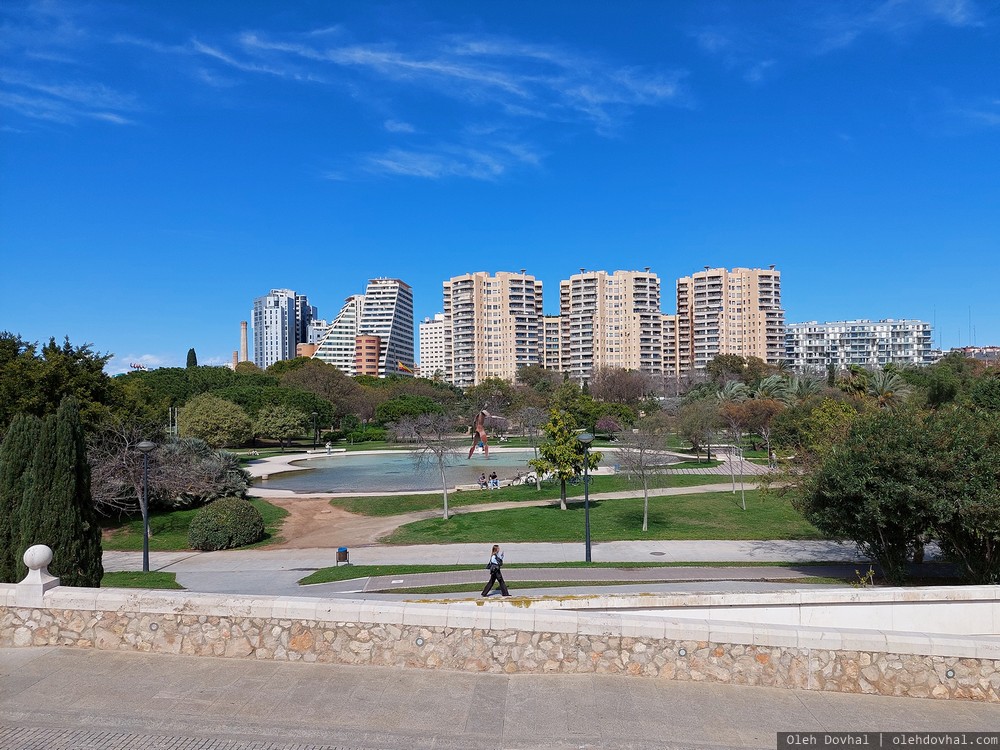 сад Турии, jardí del Túria, Валенсия